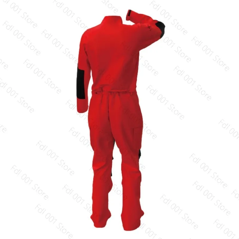 Caving Suit, Slim-fit Jumpsuit, Made of Canvas