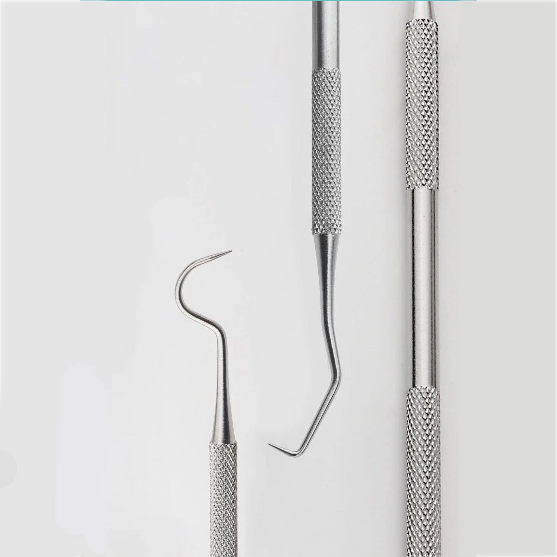 4-Piece Dental Examination Tool Set, Dentist Tools, Basic Teeth Cleaning Kit, Teeth Cleaning Auxiliary Tools, Stainless Steel Or