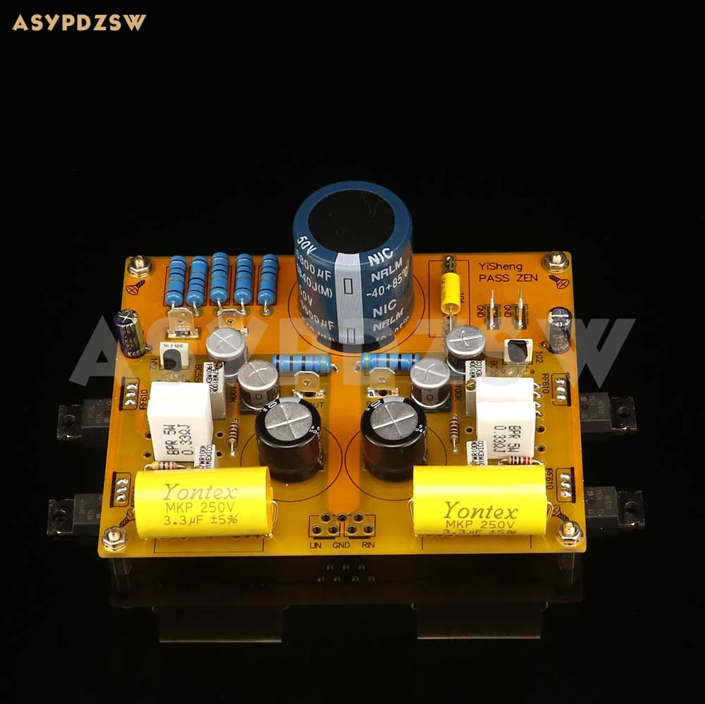 

PASS ZEN Single-Ended Class A Headphone amplifier/Small Desktop Power amplifier DIY Kit/Finished board 5W+5W