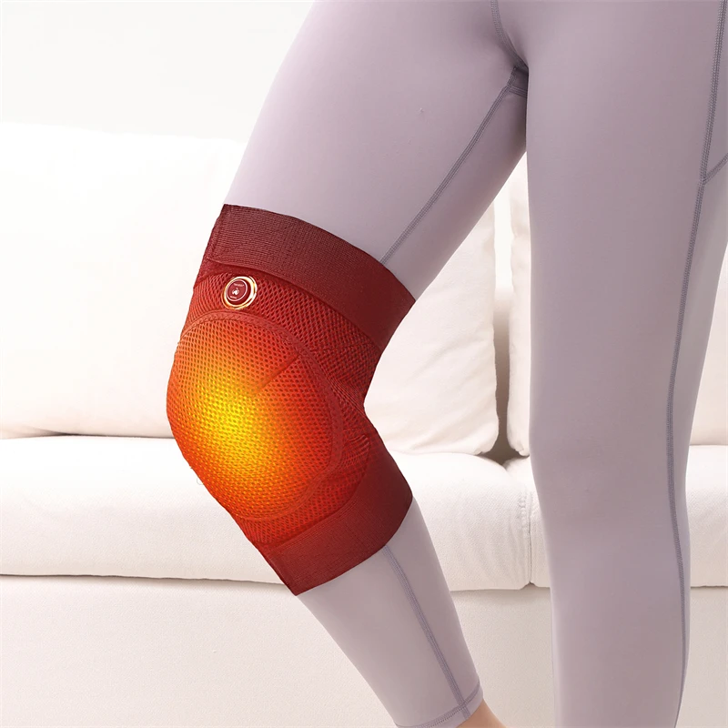 

Heated Knee Massager 3 Modes Vibration Kneading Arthritis Pain Leg Soreness Relief Sports Rehabilitation Universal for Both Legs