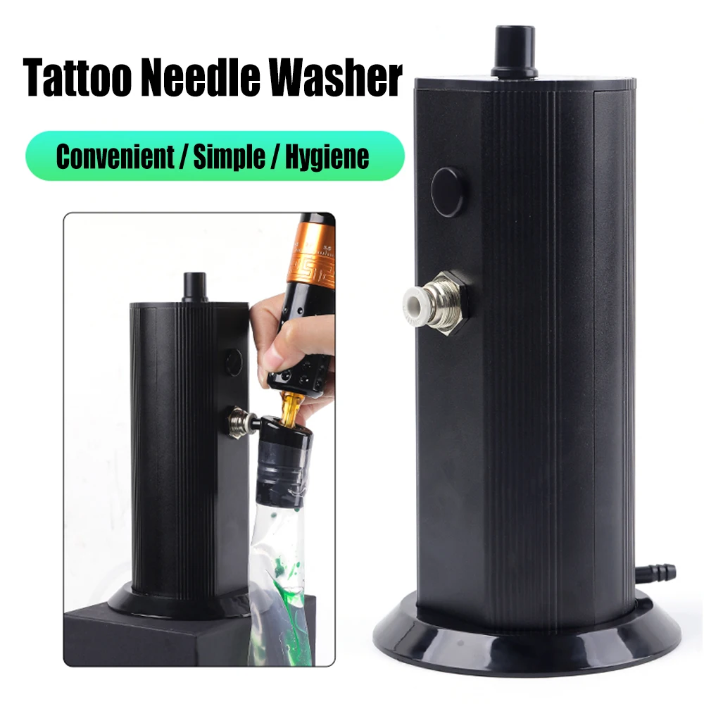 

Tattoo Needle Cleaner Automatic Ink Flush with Strong Suction Automatic Induction Tattoo Washer Needle Tool tattoo supplies