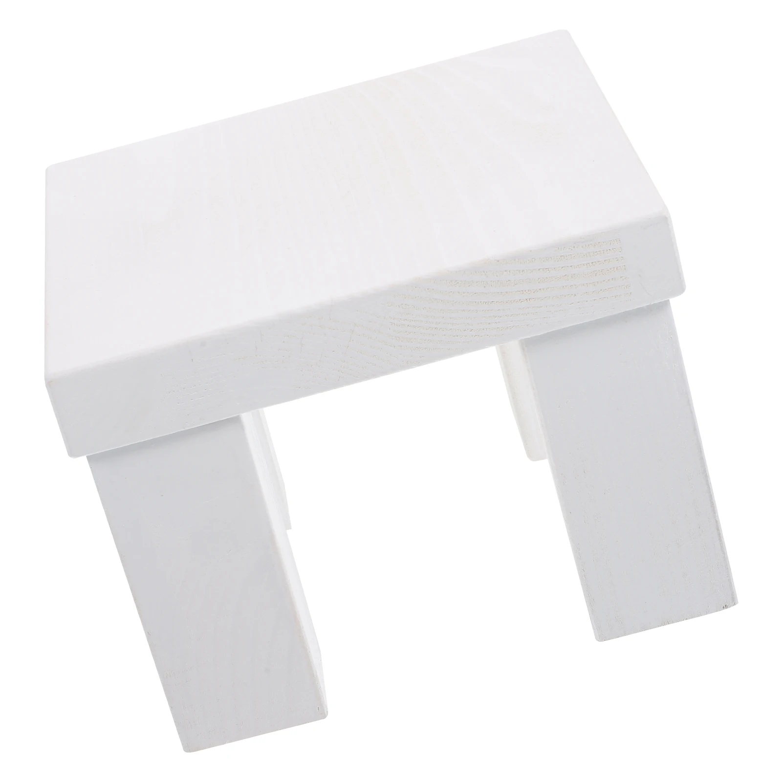 

Mini Wooden Bench Photography Prop Decorative Stool Natural Wood Small Square Stand For Studio Jewelry Plants Decoration Corner