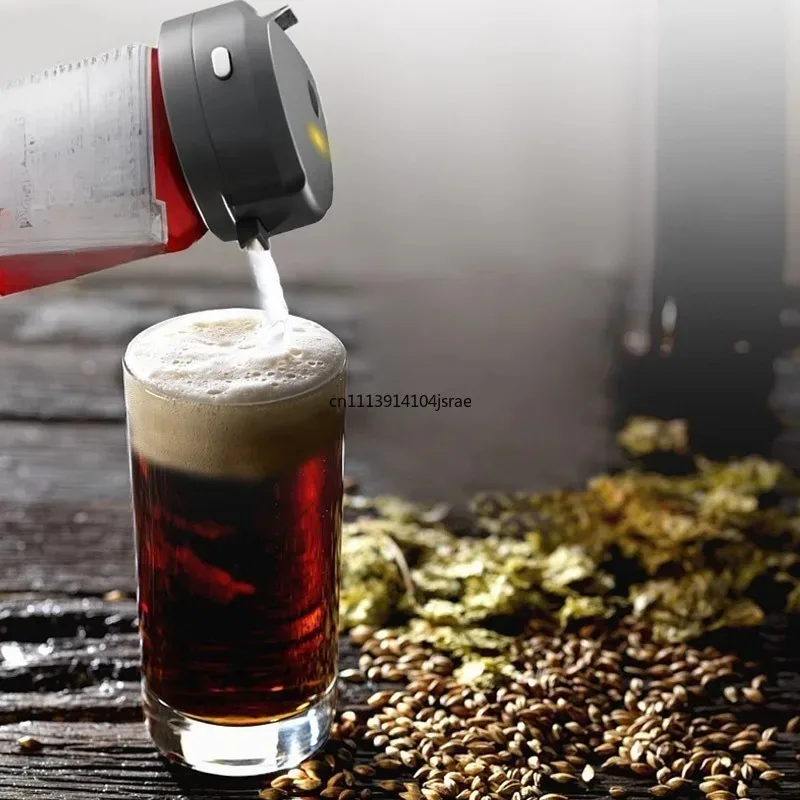 Ultrasonic Vibration Canned Beer Foamer, Can Beer Frothing Bubbler Foam Maker for Bar and Home Use