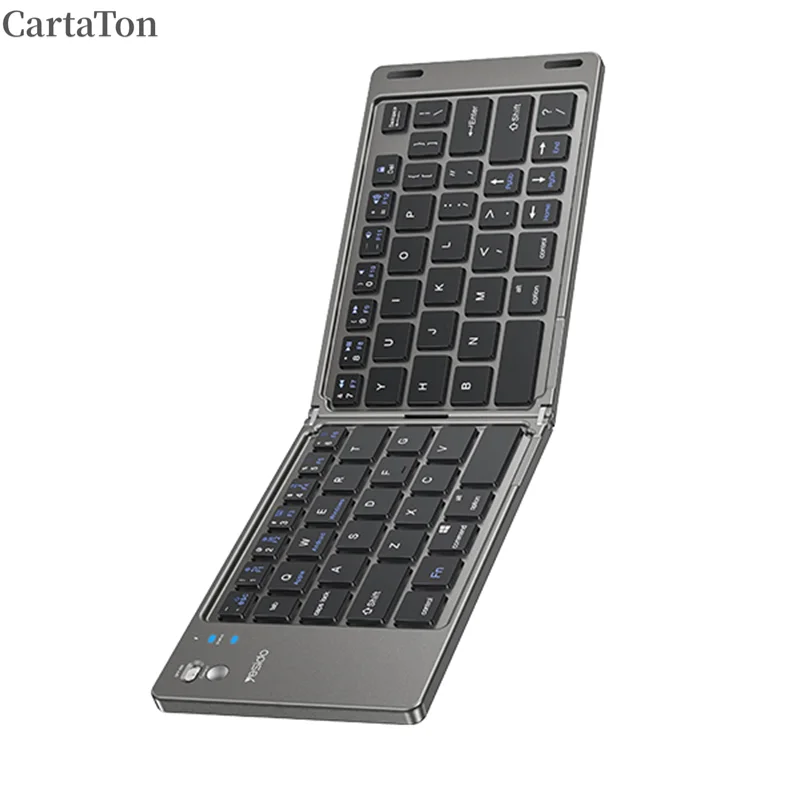 

Yesido KB27 BT5.0 65 Bass Buttons Magnetic Ultra Long Battery Life BT Folding Small Keyboard