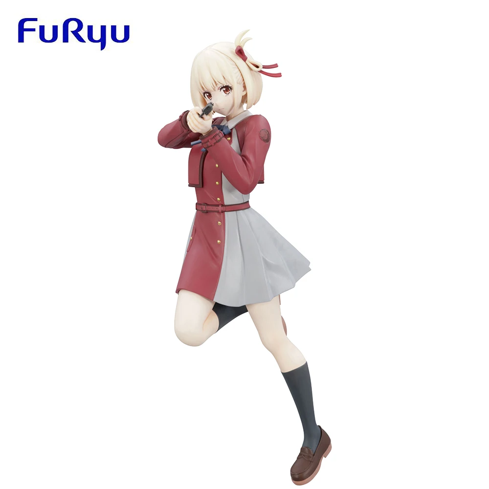 In Stock Original FuRyu Trio Try iT Lycoris Nishikigi Chisato PVC Anime Figure Action Figures Model Toys