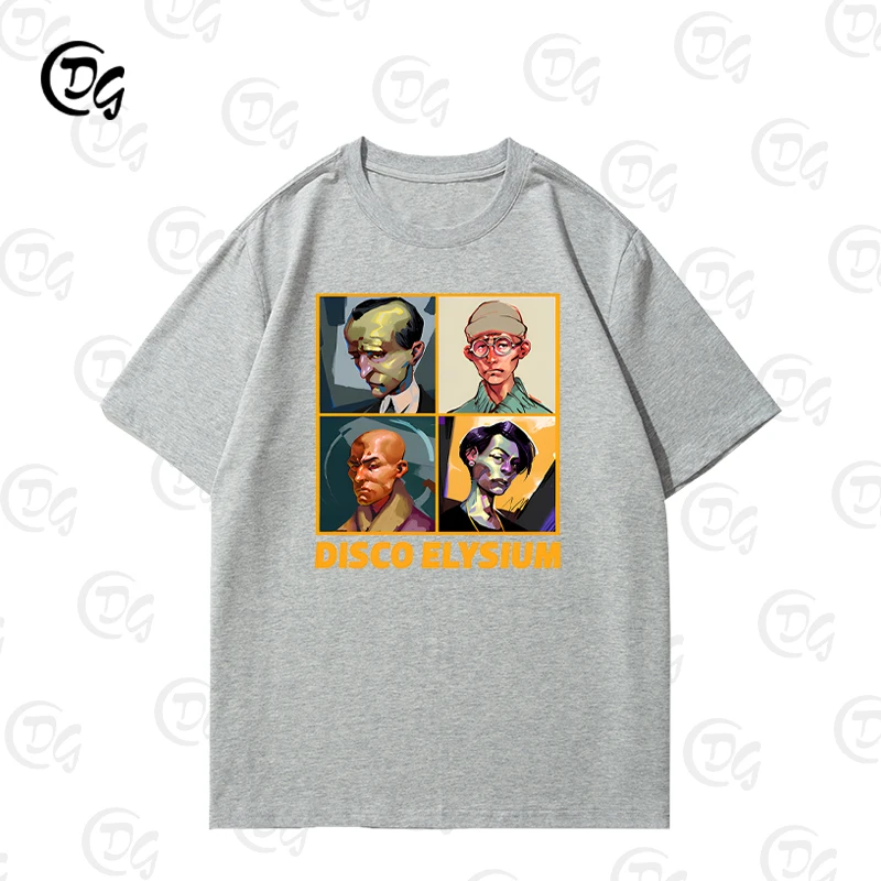 

Хлопковая футболка с короткими рукавами Game DiscoElysium Bliss Disco, мужская и женская летняя одежда She Ms Dubow Arkin Part