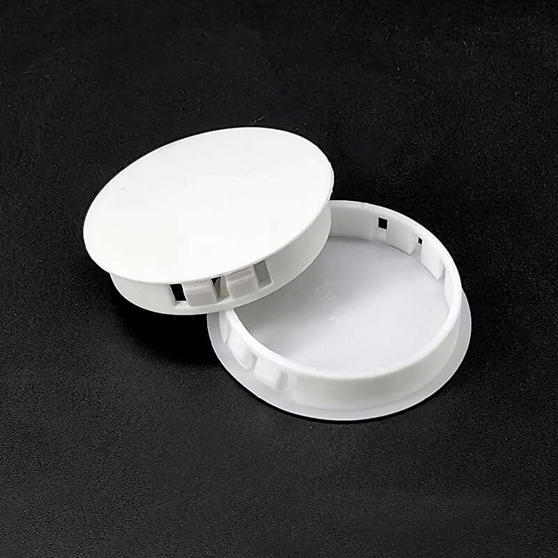 ホンツー ホワイトナイロン スナップオン穴栓 - 5mm～100mm 丸型エンドキャップ、パイプ用ブランキングプラグ |   パイプ栓カバー