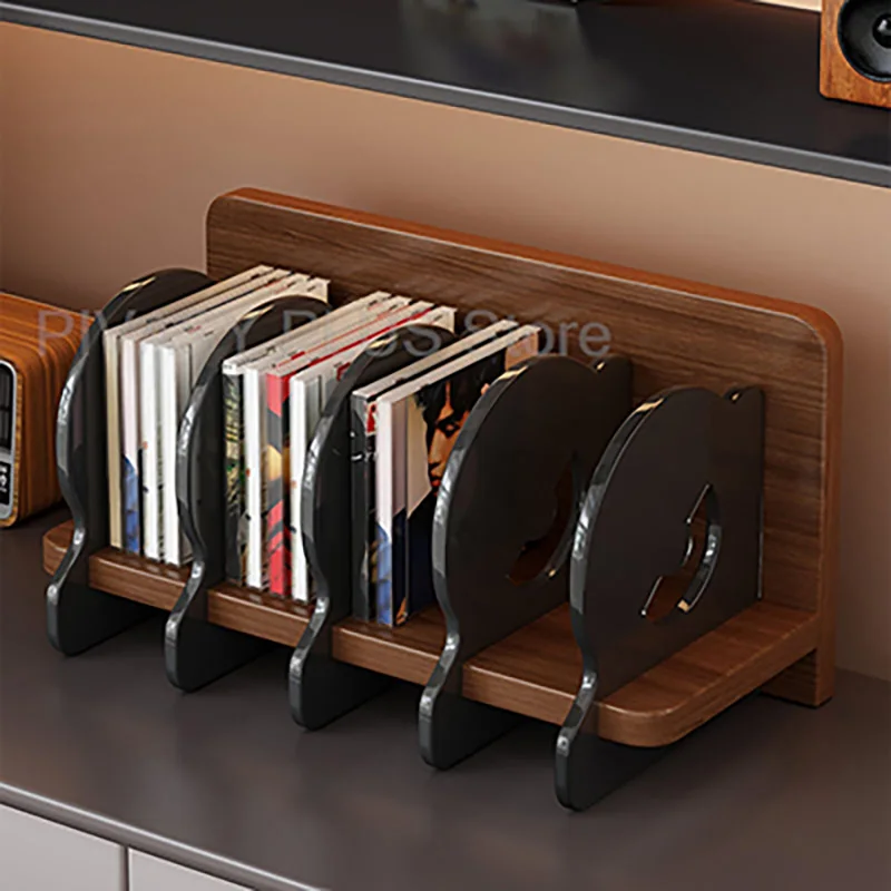 

Стойка для компакт-дисков, органайзер с отделением для DVD, держатель, настенное крепление и настольная подставка для коллекции альбомов, акриловая полка для хранения