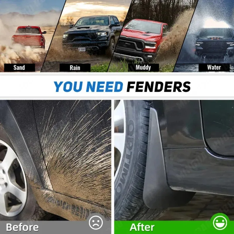 4 Uds guardabarros de coche protectores contra salpicaduras para Toyota Camry Sport Plus 2024-2026 guardabarros delanteros y traseros accesorios de coche estilo