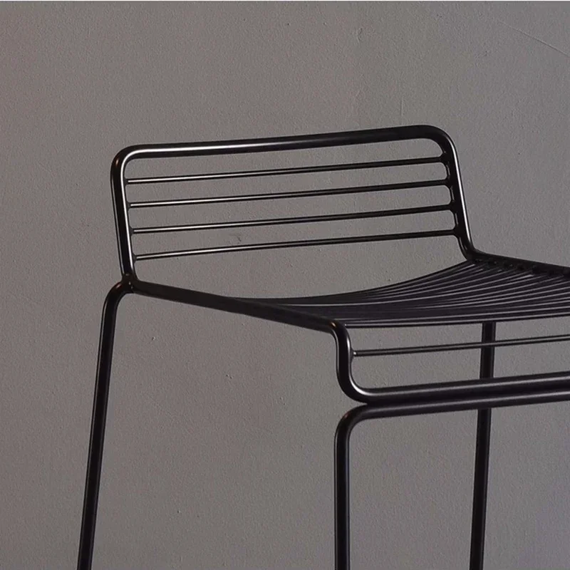 

Asian Style Bar Chairs Commercial Simple Backrest Retro Balcony Counter Height Chairs Bar Stools Taburete Cocina Furniture
