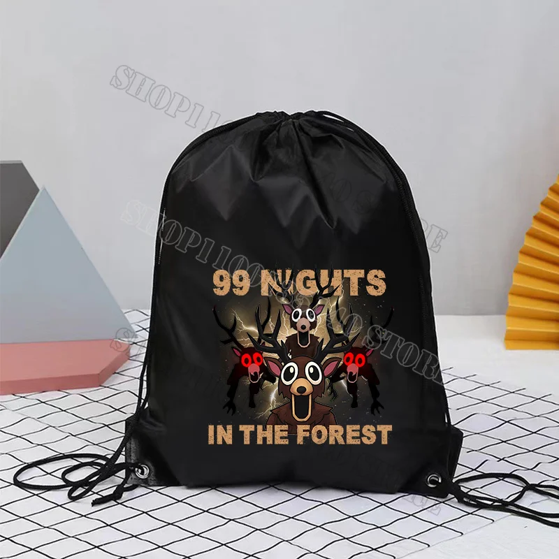 99 ليلة في الغابات الرباط حقيبة أنيمي حقيبة ظهر تحمل على الكتف سعة كبيرة كول الرجال بنين رياضة رياضة خفيفة الوزن تخزين حزمة هدية #3