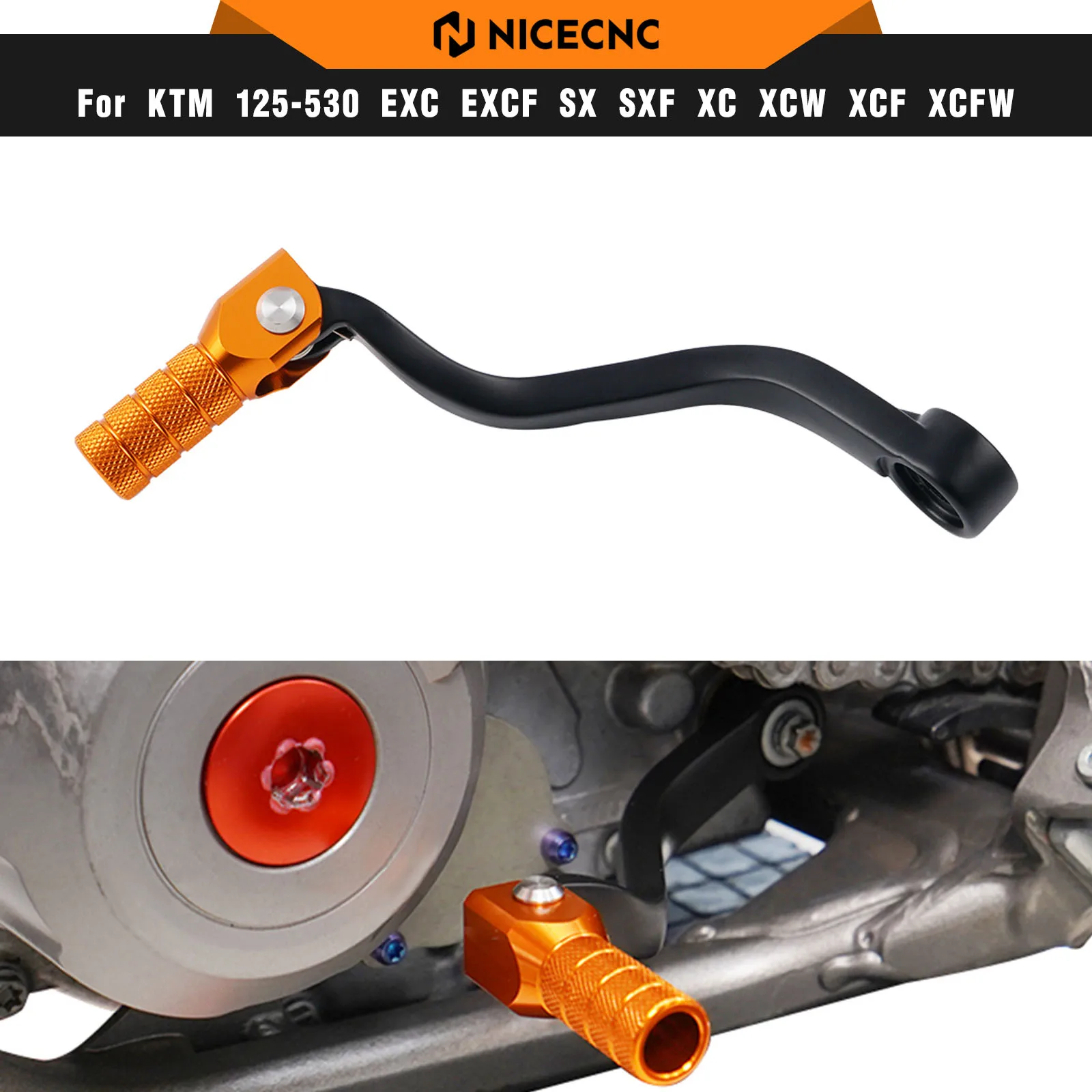 

NICECNC Gear Shift Shifter Lever For KTM SX 125 SX 200 EXC 250 SXF 250 XCF 250 SXF 450 SXF 350 Husqvarna FE 350 FE 450 FE 501