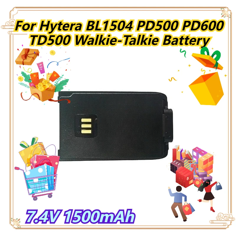 

7,4 В 1500 мАч для аккумулятора рации Hytera BL1504 PD500 PD600 TD500