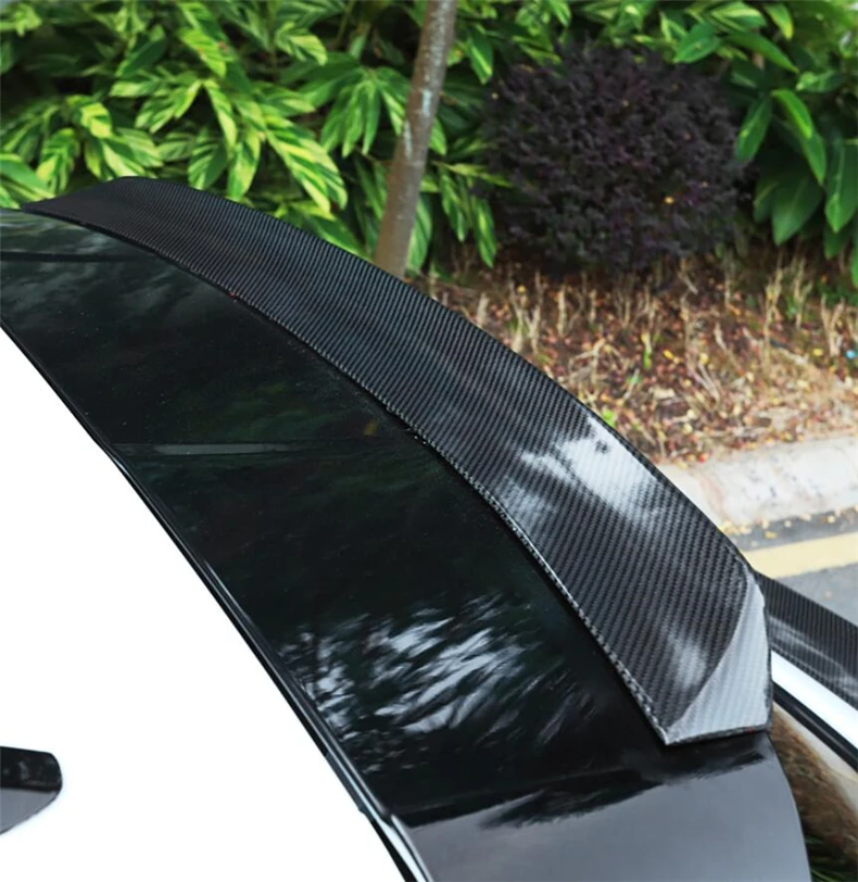 Real Carbon Fiber Spoiler for Porsche Macan 2018 2019 2020 2021 Wing Lip Roof Rear Door Spoilers Exterior Parts