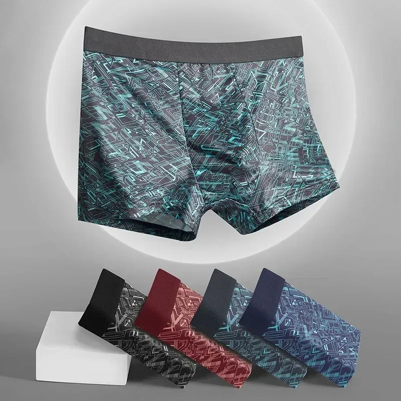 

Plus size panties men's boxers boys' panties breathable personality trend comfortable skin-friendly boxer shorts head