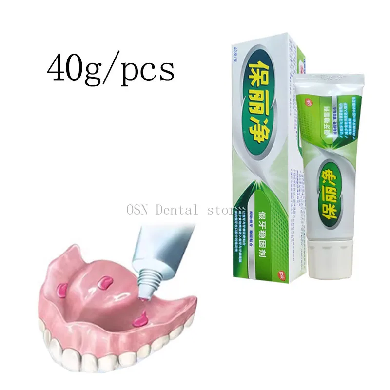 Polident 40g/pcs Denture Adhesive Cream Partials upper Lower Teeth Glue False Tooth Care Products Dental