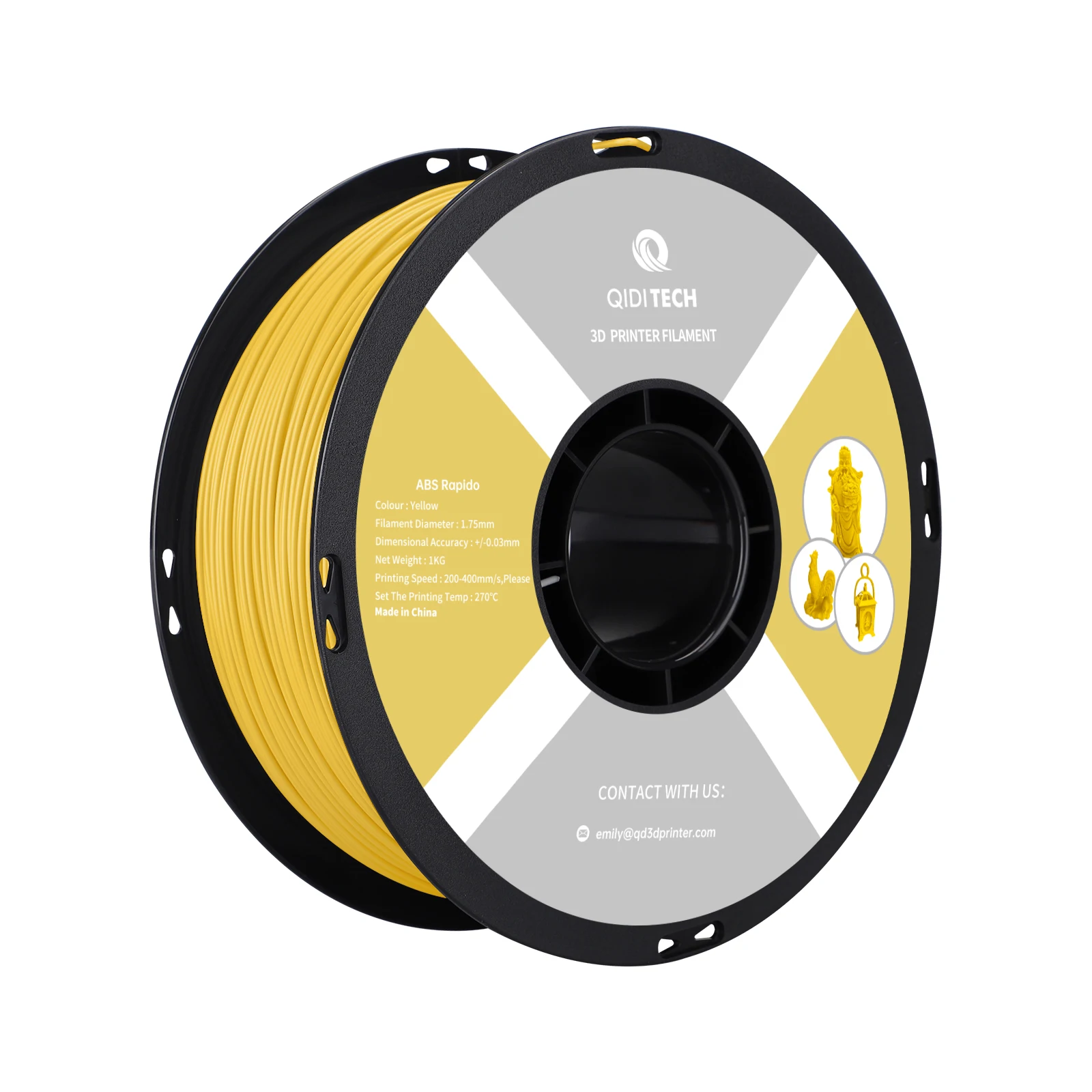 Filamen Printer 3D QIDI TECH P - Abs Filament Spool ulasan dan harga
