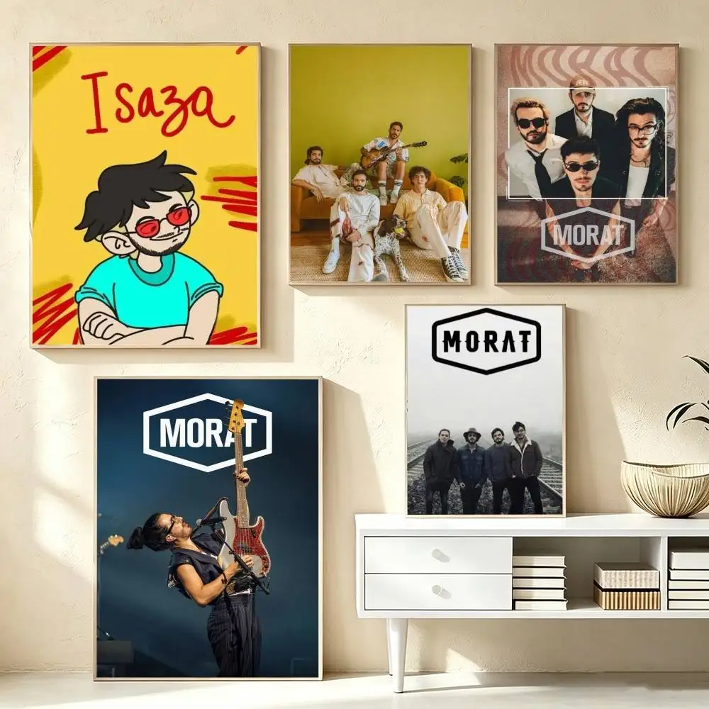 Morat Band  Poster Waterproof Wall Art Sticker For Bar Living Room Vintage Decor High Quality Print Gift