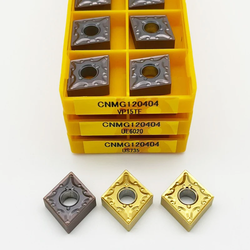 

Твердосплавные вставки CNMG CNMG120404 CNMG120408 MA VP15TF UE6020 US735 Внешний токарный инструмент для нержавеющей стали