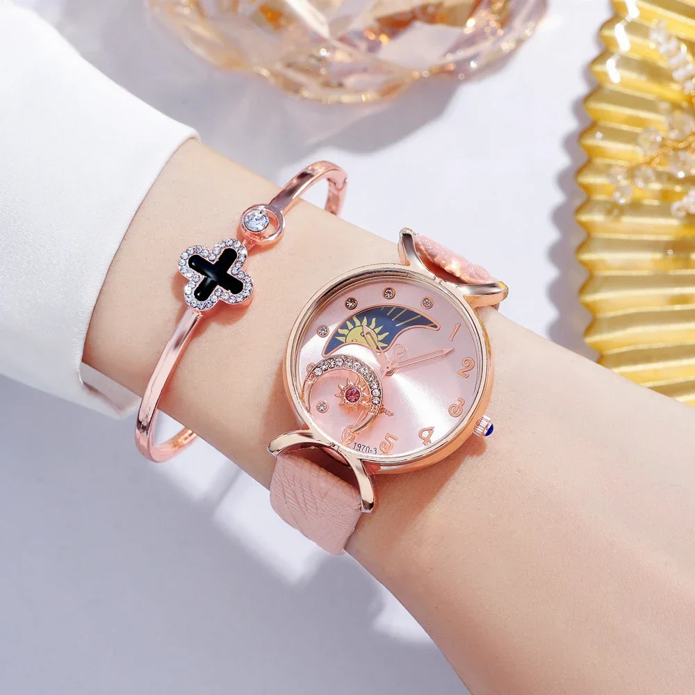 

Women's Fashion Luxury Time Unique Creative Noble Design Watches Casual Quartz Watch for Women Ladies WristWatch Montre Femme