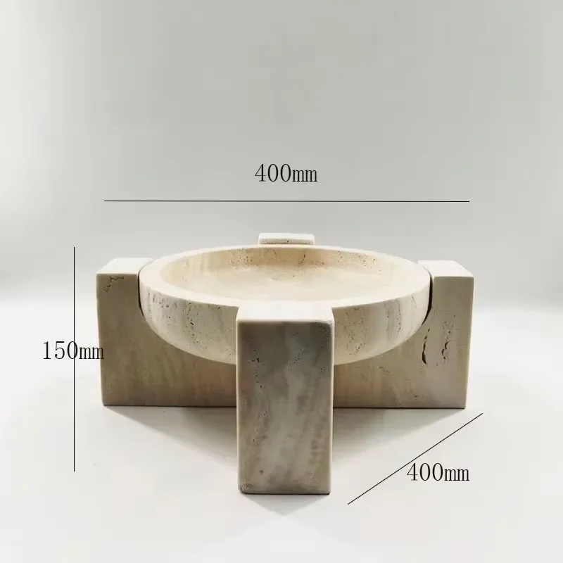 Wholesale Round Marble Luxury Home Decor Pallet