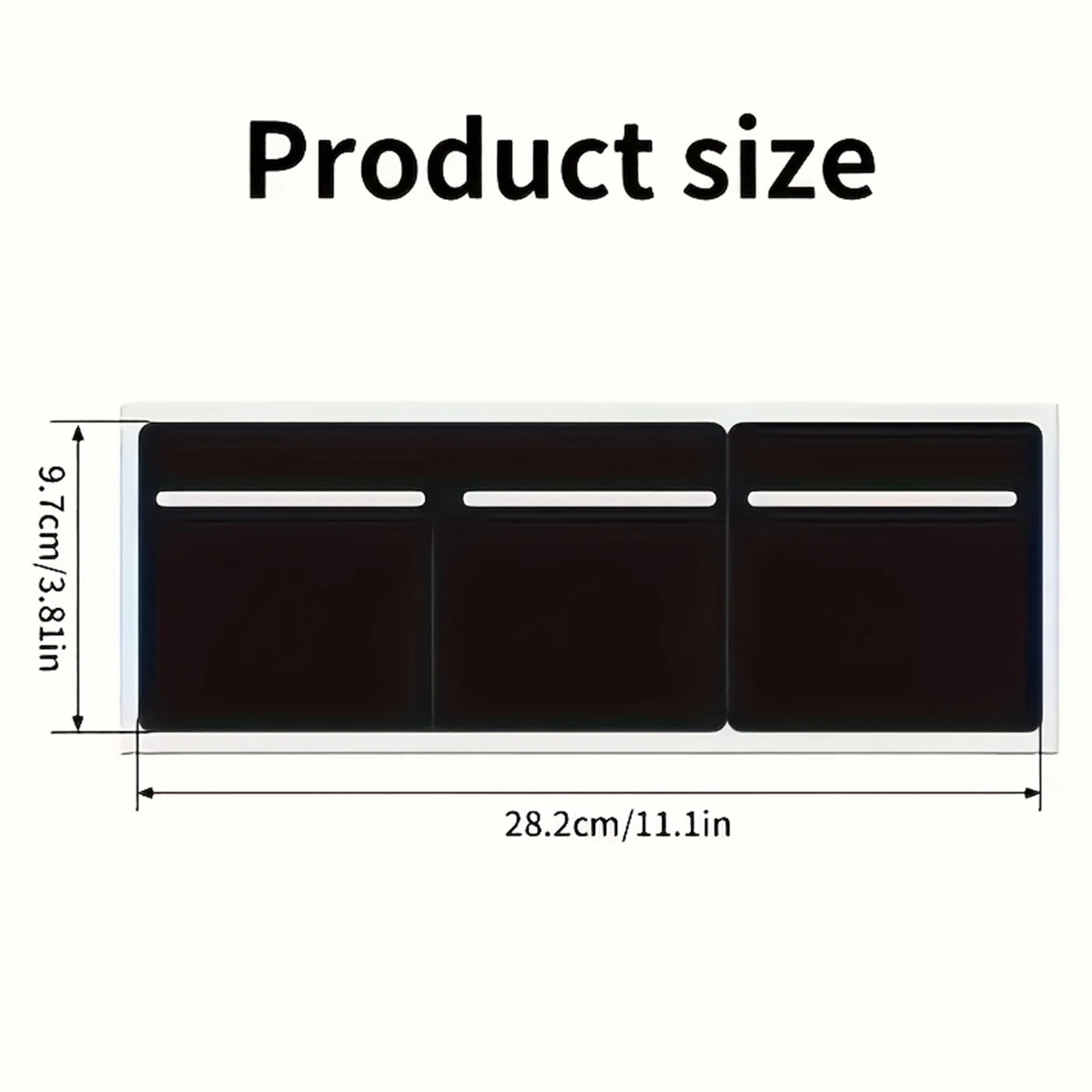 1/2pcs Disc Holder, 3 in 1 Disc Holder Tax Insurance NCT PVC Holder for Car Van Truck Bike Windshield (Black)