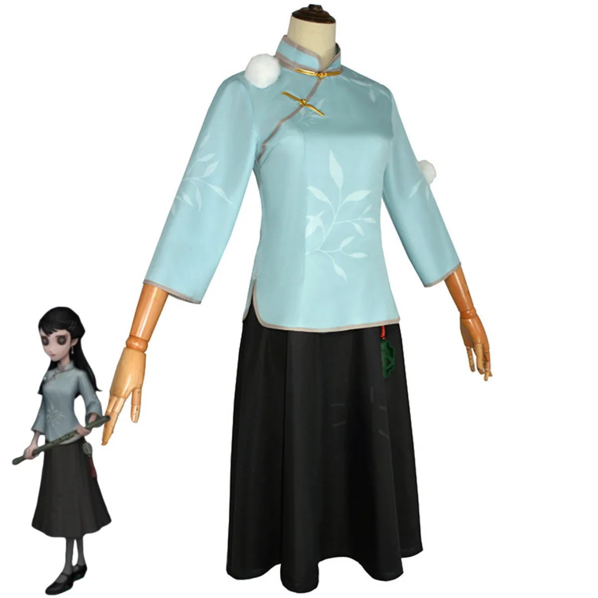 Identità di gioco muslimqi Shiyi Costume Cosplay Antiquarian parrucca per uniformi scolastiche in stile cinese donna adorabile vestito tradizionale da Festival