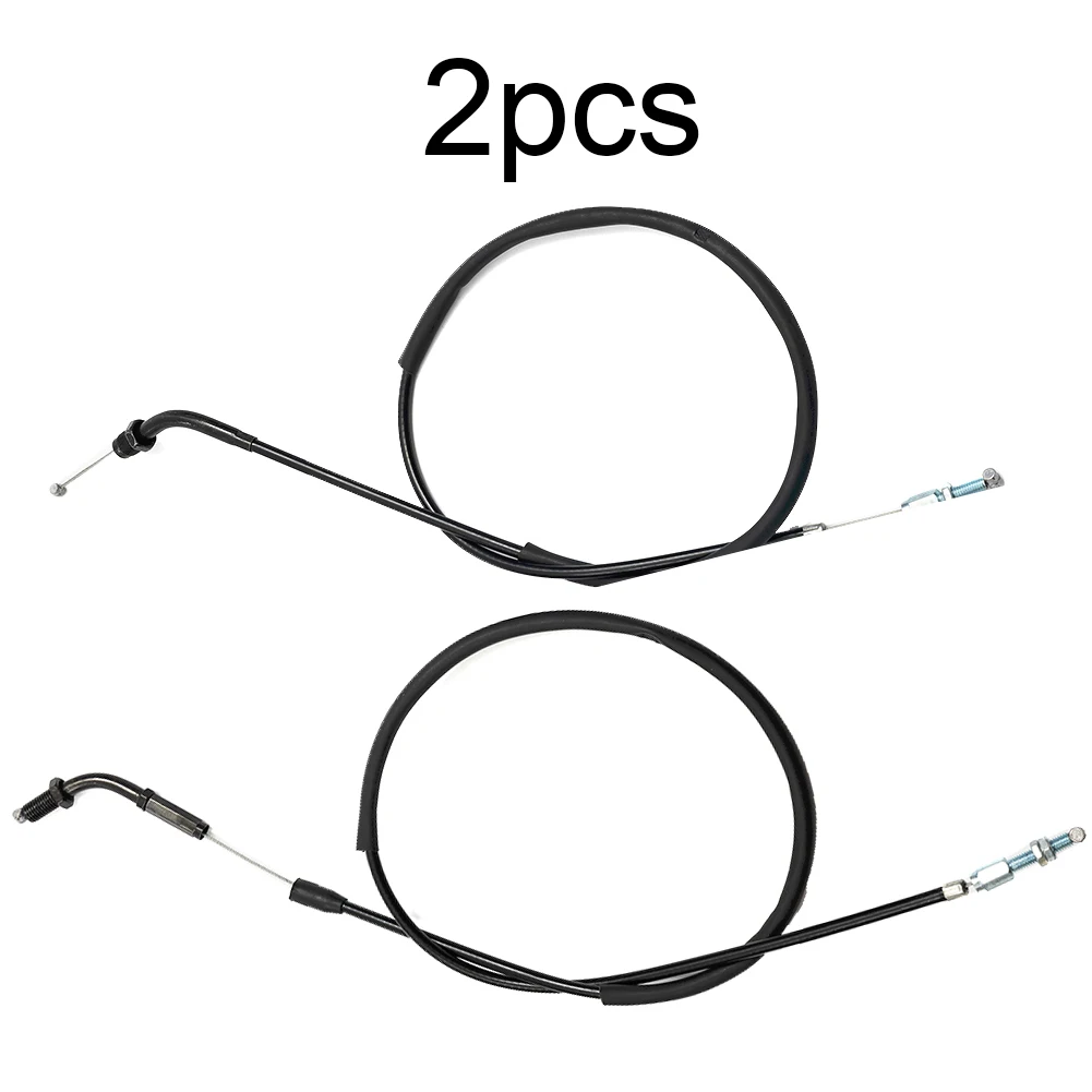 Throttle Cable Motorcycle Cable 2PCS Accessories Black CB350 CB750 CL360 Cable FT500 For Motorcycle Plastic  Throttle