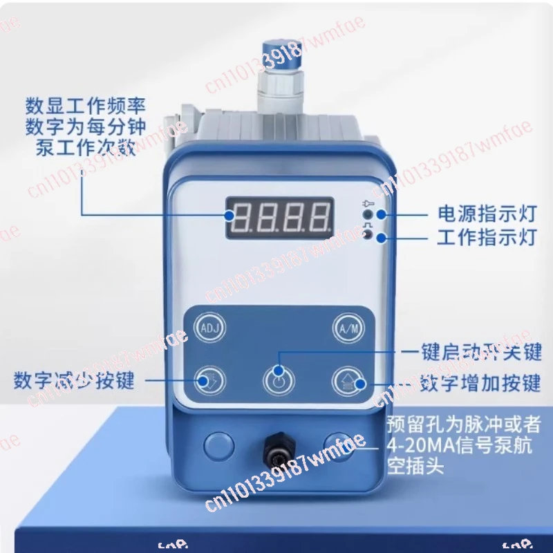 Electromagnetic Diaphragm Metering Dosing Pump Chlorine Dioxide Dosing Water Treatment Dosing Pump