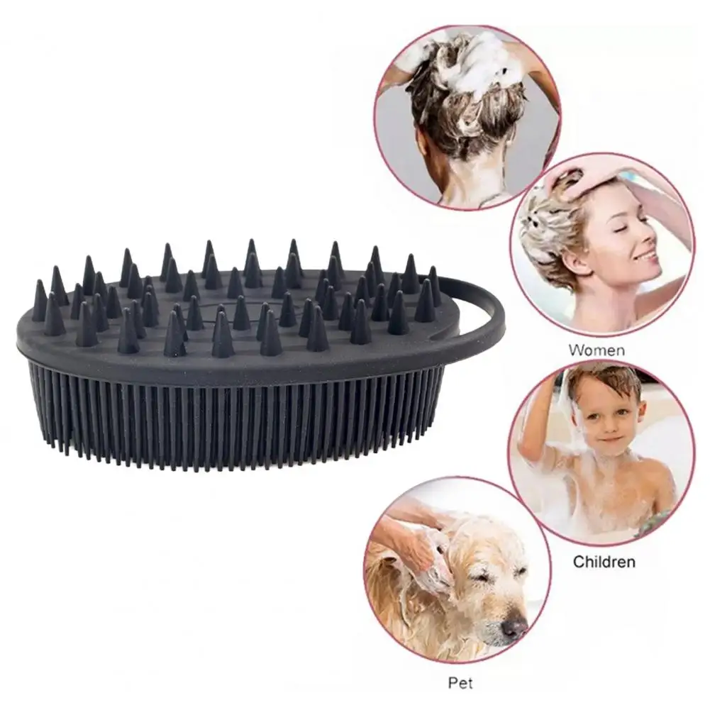 Dead Skin Cells Removal Brush Silicone Body Scrubber Brush Exfoliating Bath for Men Women Easy Hang Design Shower Loofah