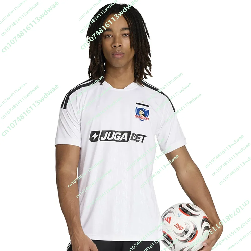 Camiseta de Fútbol para Hombre Chile 2026, Nueva Camiseta Deportiva de Secado Rápido con Estampado 3D del Colo-Colo, Camiseta de Entrenamiento de Fútbol Unisex para Adultos, Camiseta Moto