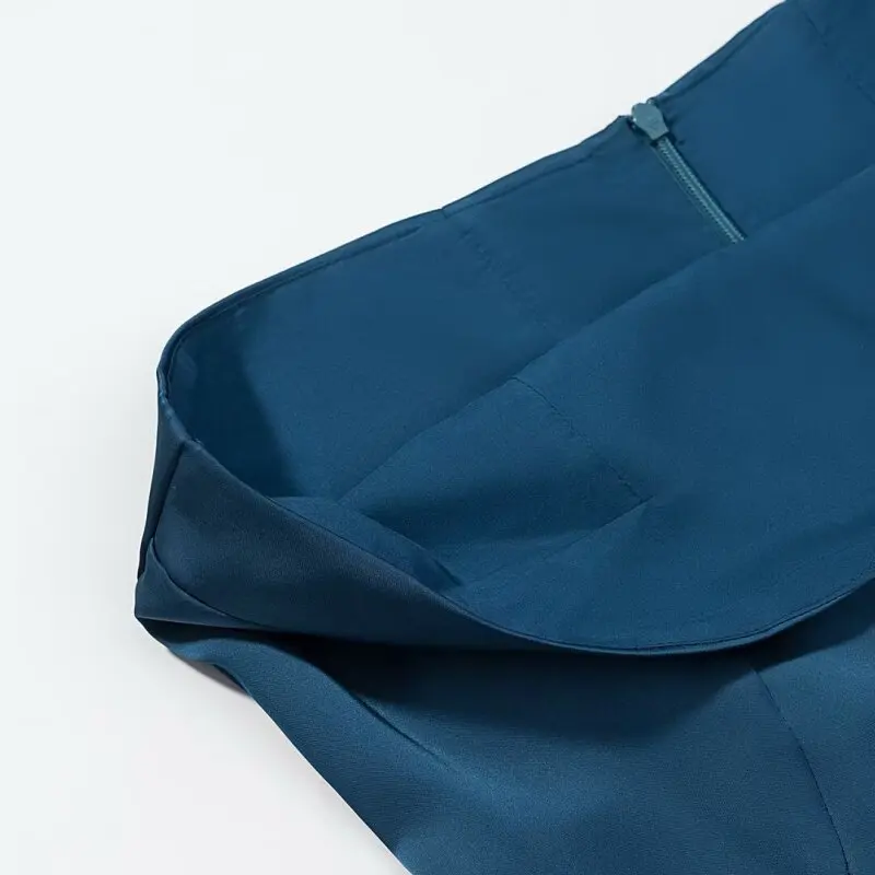 Vestido elegante de seda satinada con textura para mujer, Top de tubo para el busto, cintura alta, sin mangas, recto, ajustado, Sexy, ropa de calle para mujer