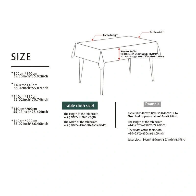 1pc Japanese Retro Countryside Tablecloth Rectangular Dustproof And Heat-insulating Dining Table And Coffee Table Tablecloth