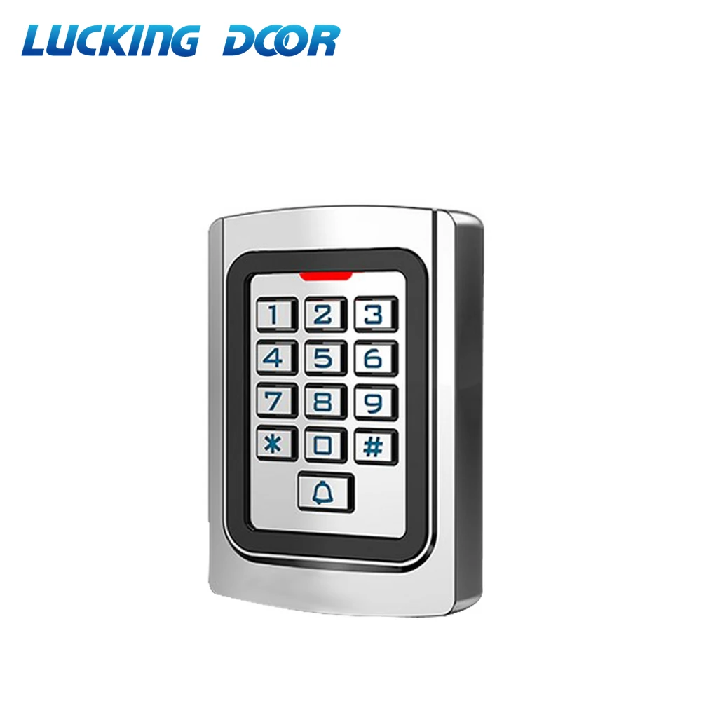 

RFID Access Control Keypad Access Controlontr Waterproof Metal Stainless steel 13.56MHZ Reader 2000Users WG input and output