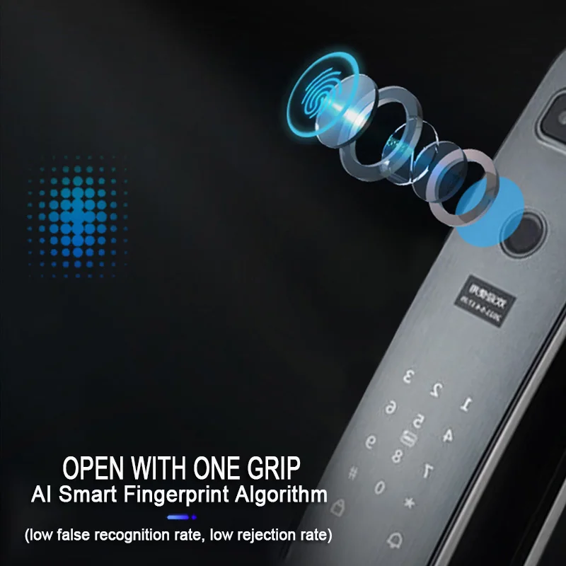 Usmart Go 3D Face Smart Door Lock Security Face & Camera Monitor Intelligent Fingerprint Password Electronic Key IC Unlock
