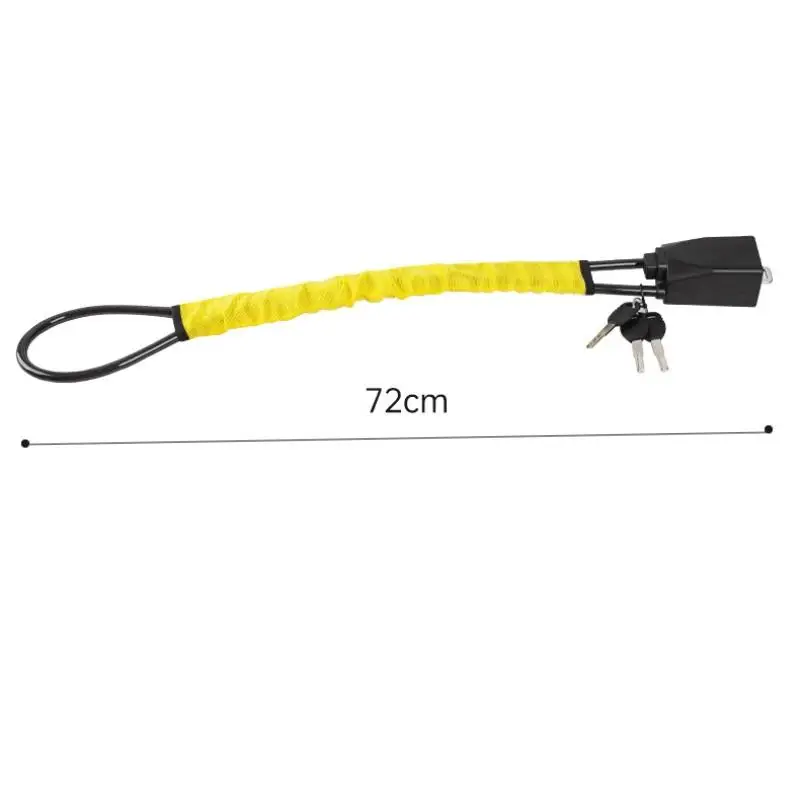 جهاز مضاد للسرقة عالمي لقفل عجلة قيادة السيارة مع أبازيم حزام الأمان مع 3 مفاتيح مضادة للسرقة لسلامة شاحنة SUV Van RV #6