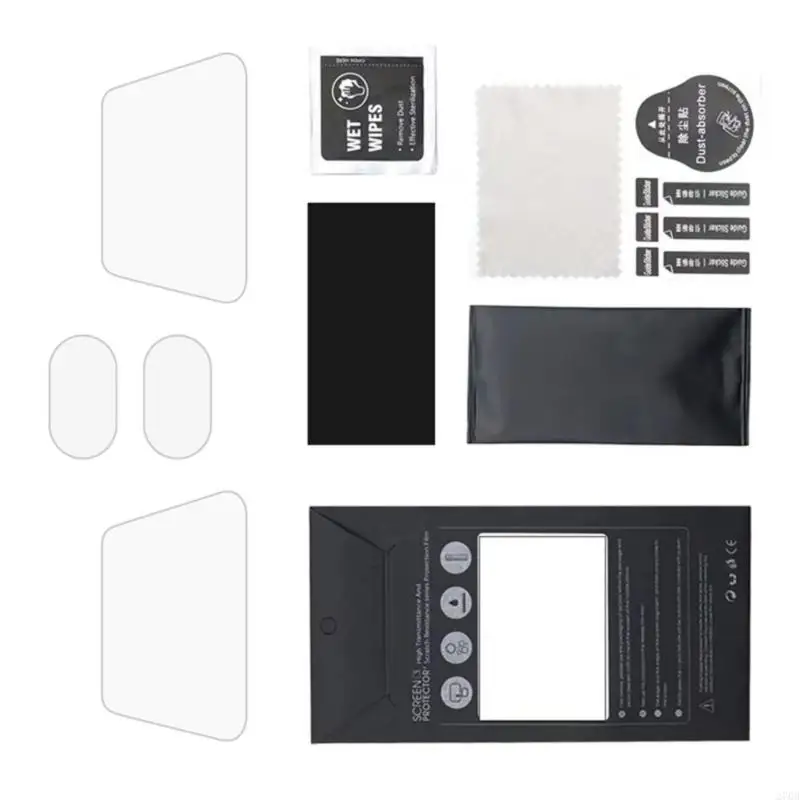 270b Sensores lentes câmera transparência transparência cobrem fácil instalar, sem bolha, para