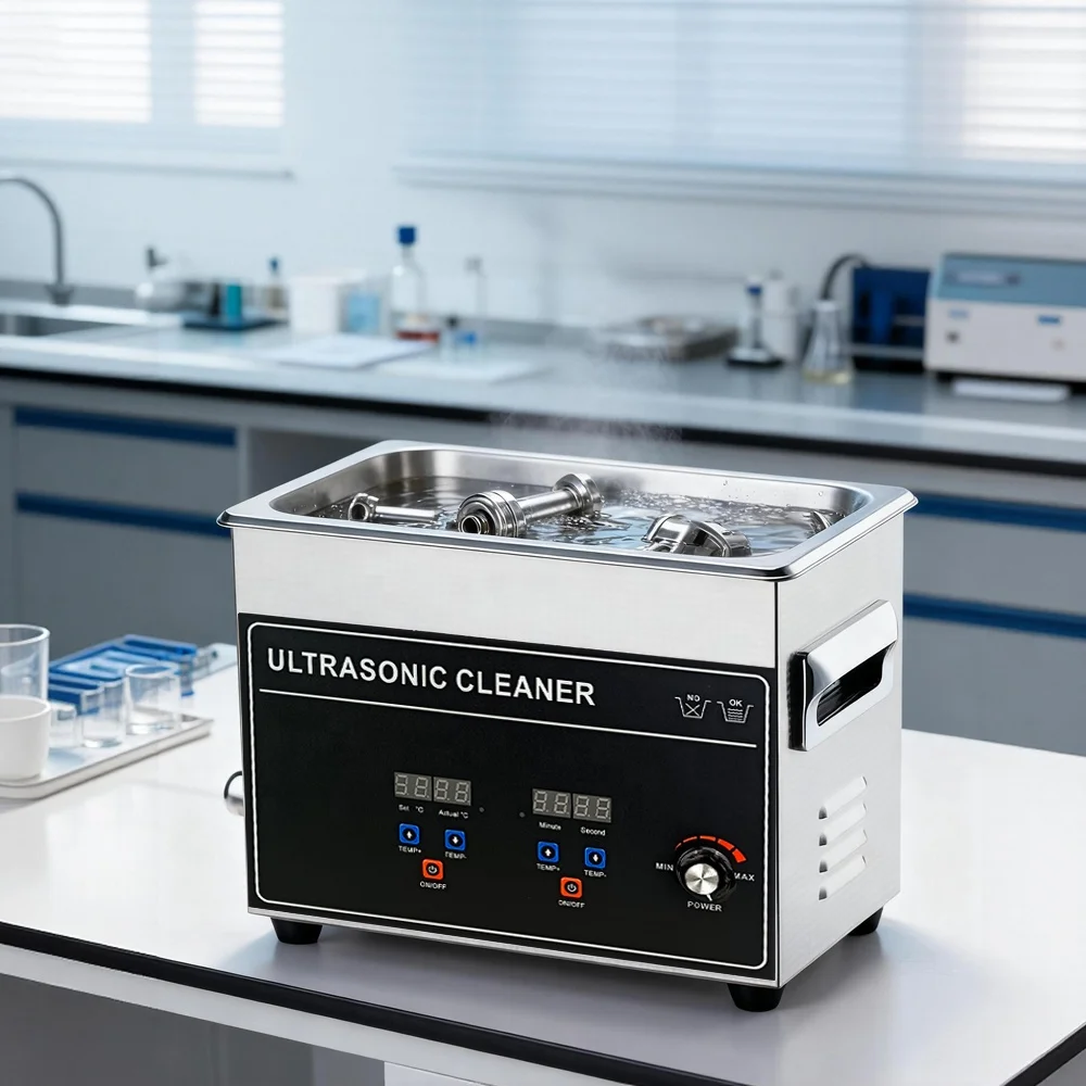 

Wholesale Ultrasonic Cleaner 3.2L Laboratory Glass & Jewelry & Hardware Tools Ultrasonic Cleaning Machine for Lab Use