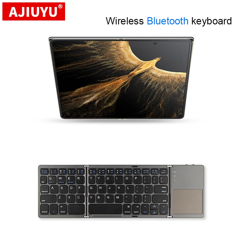 

Беспроводная складная клавиатура, Bluetooth-клавиатура для телефона Huwei Honor Magic 4 Pro 5G HONOR Magic Vs 60 70 80 Pro SE X8 X6 S X40