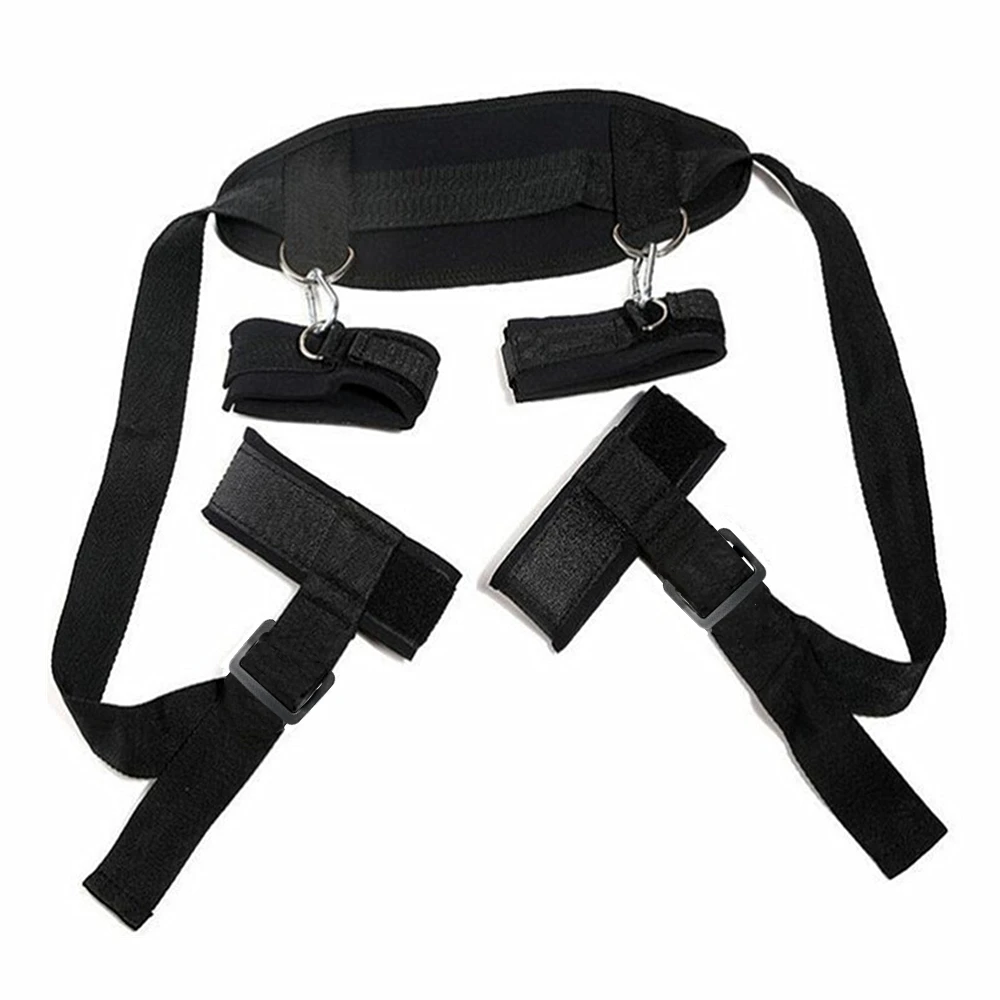 ألعاب الكبار المثيرة ألعاب الجنس للأزواج مفتوحة الساق BDSM عبودية القيود النايلون العفة الكاحل أصفاد عدة الجنس متجر