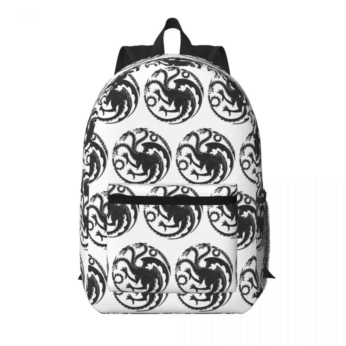 Game Of Thrones House Targaryen Student Backpack School Bag Hiking Travel Daypack for Boys Girls Bookbag Shoulder Bags