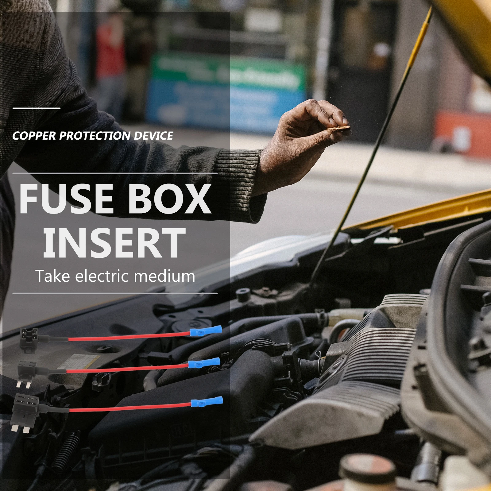 

6Pcs Inline Fuse Holder Heavy Duty Nylon Tinned Copper Car Truck Boat Atv Utv Motorcycle Snowmobile Camper Fuse Tap Adapter Kit