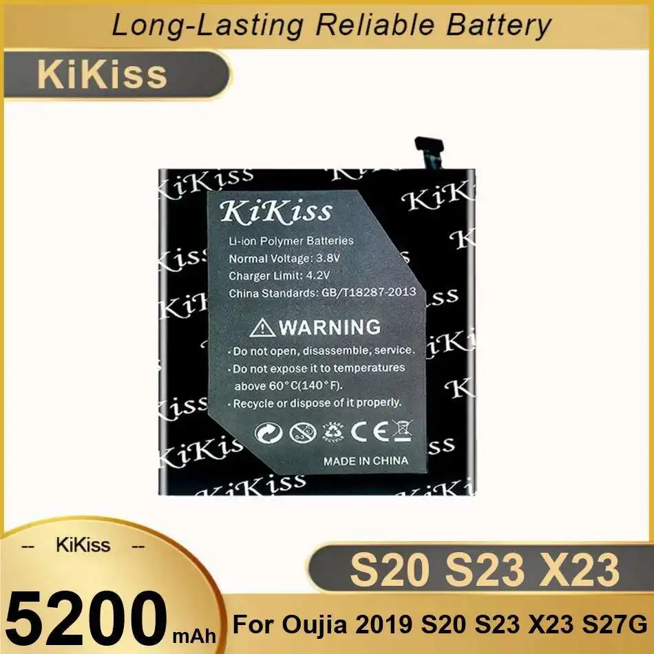 

Durable High-Efficiency 5200mAh For Oujia 2019 S20 S23 X23 S27G Mobile Phone Battery
