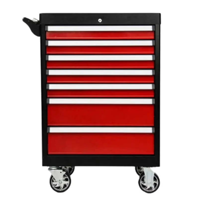 Good Quality ISO9001 Certified OEM Workshop Mobile Metal Cart 7 Drawers Maintenance Tool Storage Cabinet Wheels 150kg Load