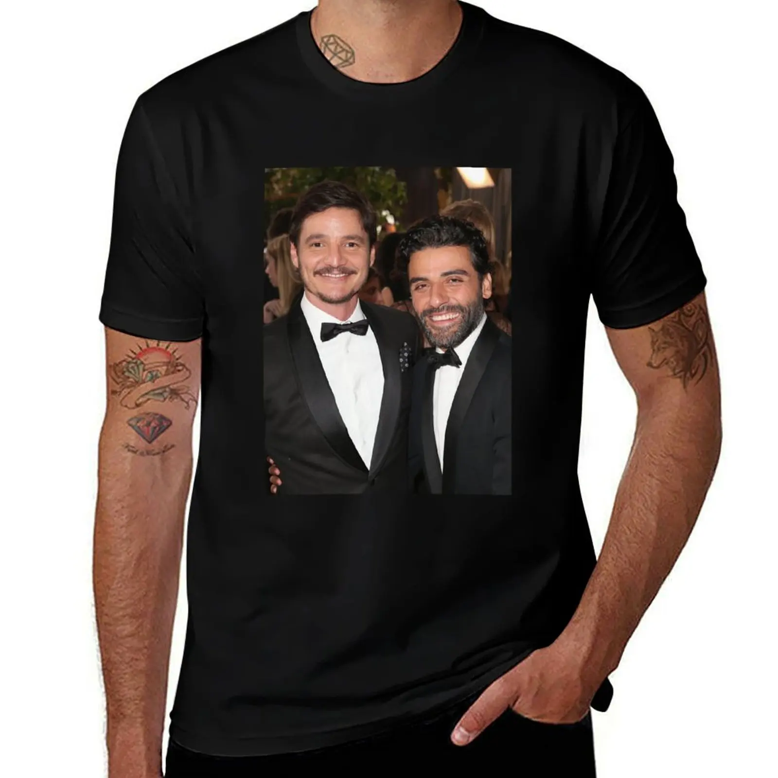 oscar isaac & pedro pascal T-Shirt Moisture Wicking Athletic T-Shirt