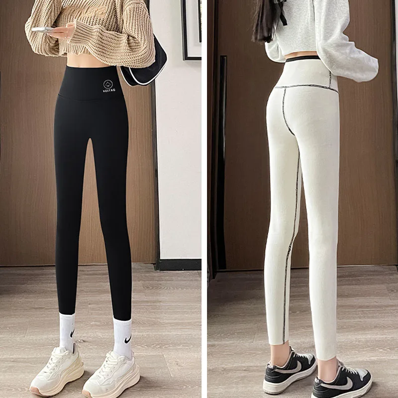 Winter Seamless Leggings Women High Waist Black Pants Sports Tights Fashion Outfits Thermal Comfortable Slimming Yoga Pants