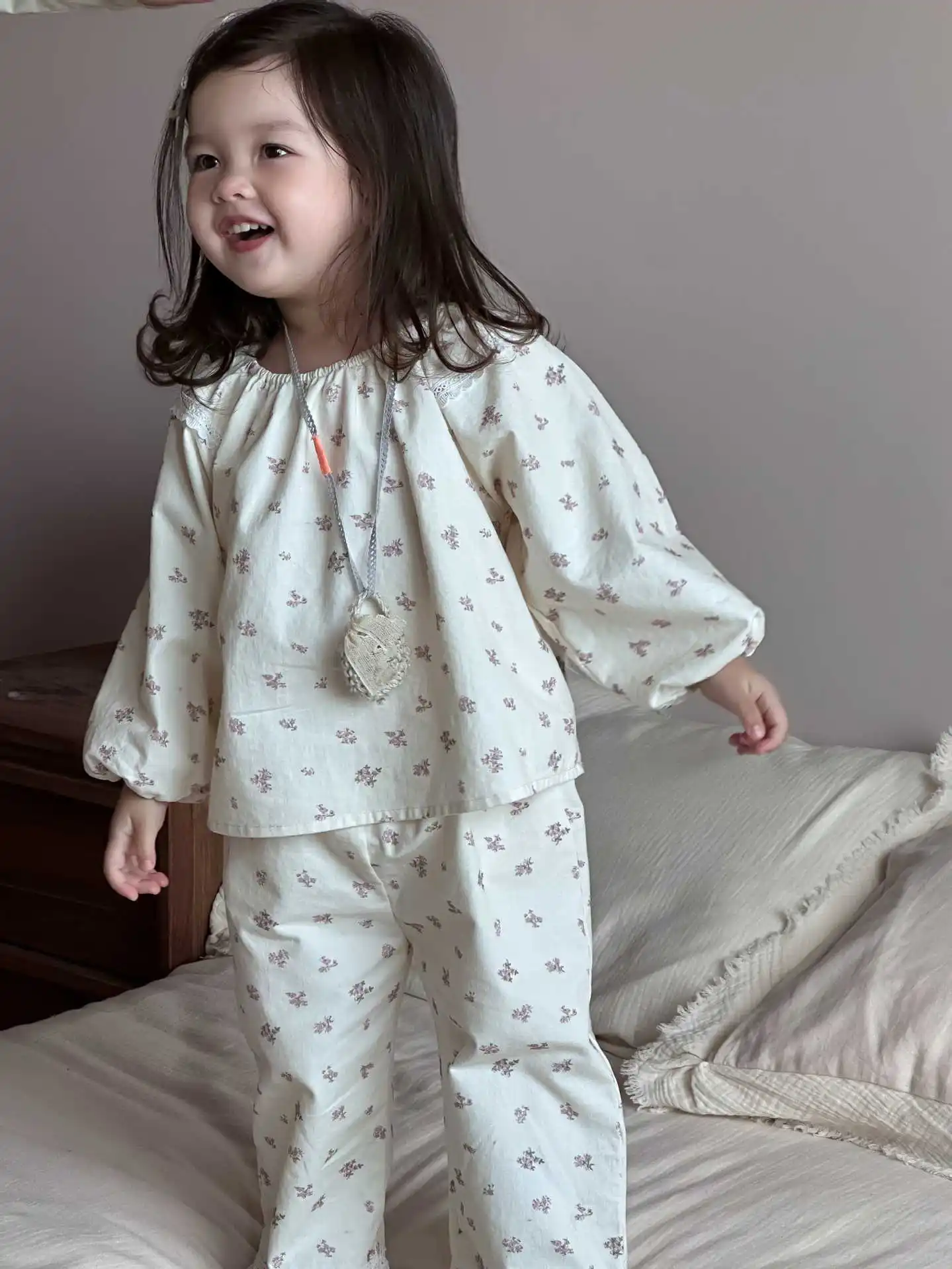 الفتيات لطيف الأزهار بلايز + السراويل 2 قطعة دعوى الاطفال القطن مجموعة الرضع ملابس فضفاضة 2025 الخريف جديد طفلة ملابس طويلة الأكمام مجموعة #6