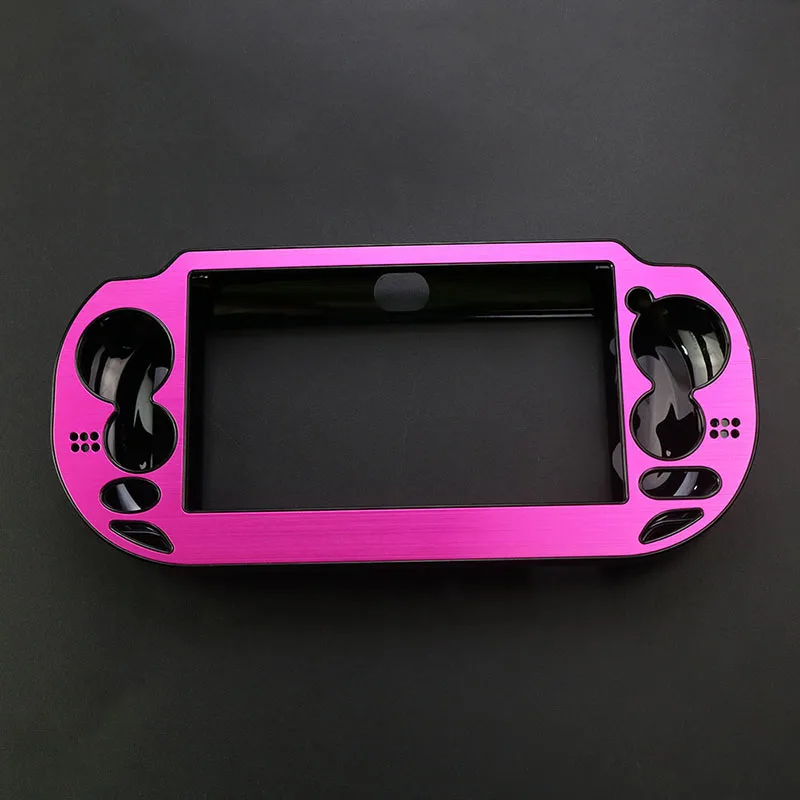 مجموعة مكونة من قطعة واحدة من أغطية حماية من الألومنيوم ذات غلاف صلب من البلاستيك مناسبة لقطع غيار وحدة التحكم PSV PS Vita 1000 PSV1000