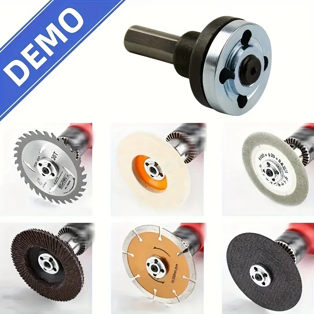 [Aluminum Shaft] 10mm Accessory Kit - Medium Grit Aluminum Metal Connecting Rod Set, Suitable for Polishing Wheels,