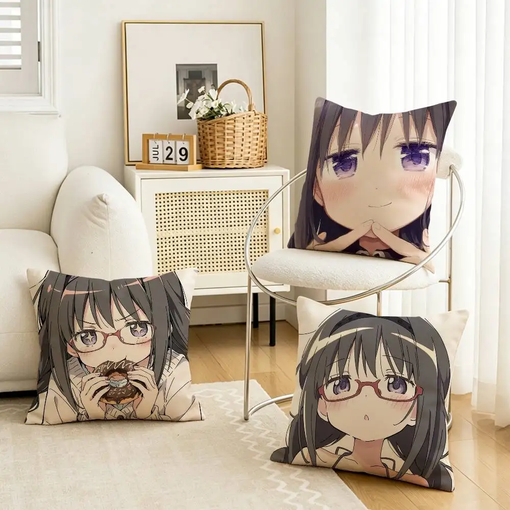 

Puella Magi H-Homura Akemi Multi-Size Printed Pillow Covers Home Decoration
